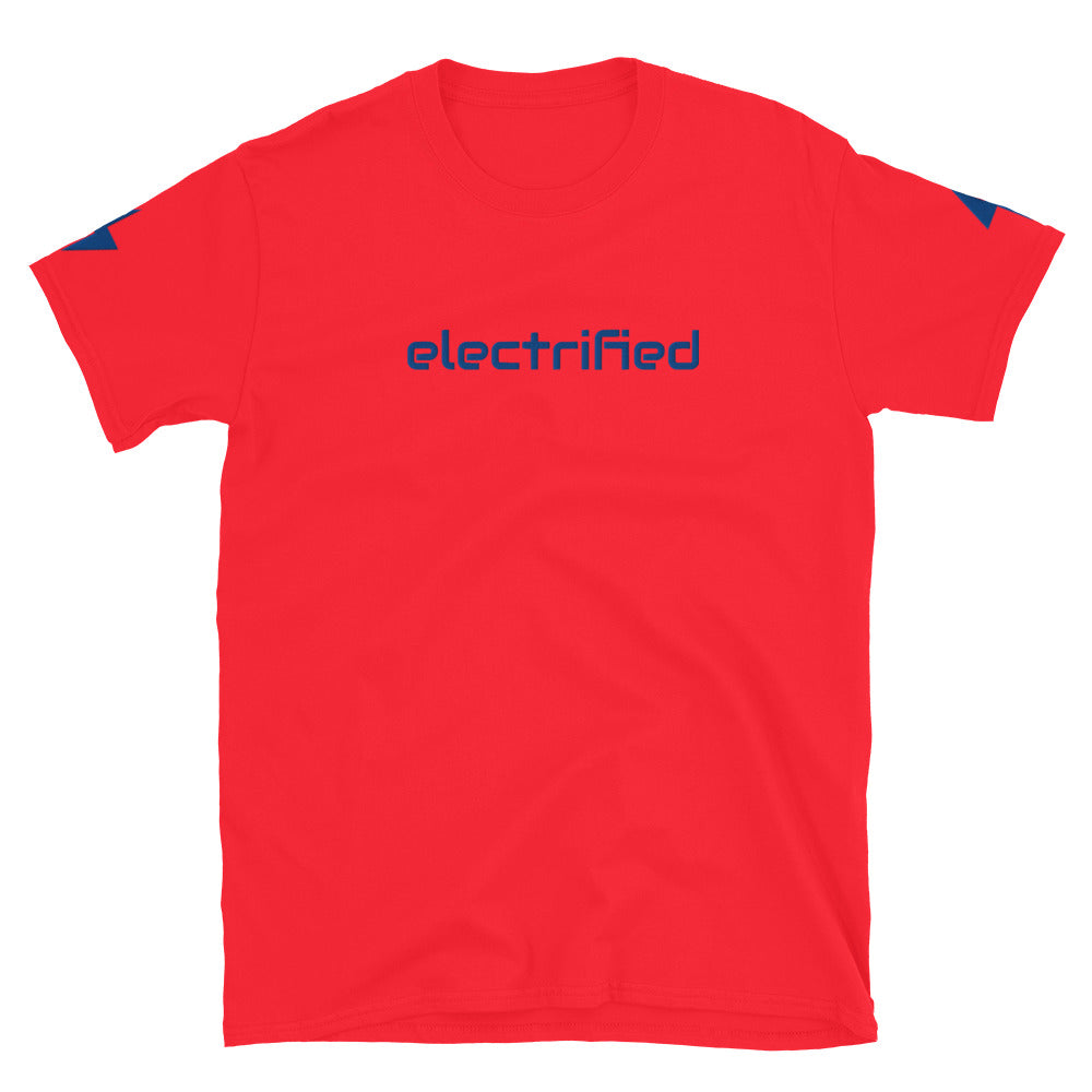 Electrified Embroidered TShirt - Red Color - https://ascensionemporium.net